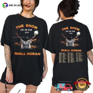 Niall Horan Tour 2024 Music Concert 2 Sied T-shirt