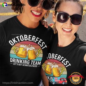 Oktoberfest Drinking Team Vintage German Beer Fest Tee