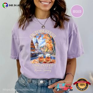 Oktoberfest Originated German Beer Festivals Comfort Colors Tee