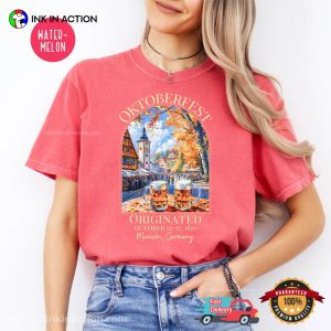 Oktoberfest Originated German Beer Festivals Comfort Colors Tee