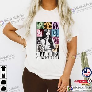 Olivia Rodrigo Guts Tour 2024 Music Concert Shirt
