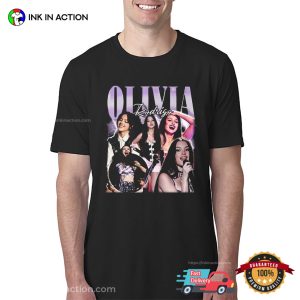 Olivia Rodrigo World Tour 2024 Vintage 90s Style T shirt 3