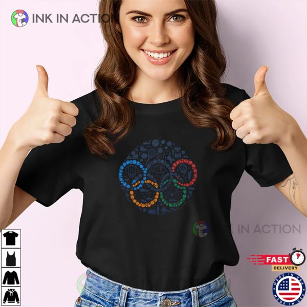 Olympics 2024 Logo Symbol T-shirt