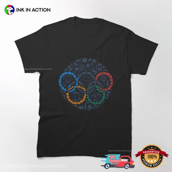 Olympics 2024 Logo Symbol T-shirt