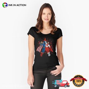 Omni Man and Homelander high five Classic T shirt 2