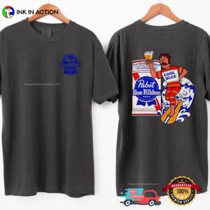 Pabst Blue Ribbon, Drinking Comfort Colors Shirt 2