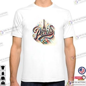 Paris 2024 Spirit Of The Games Colorful T shirt 2