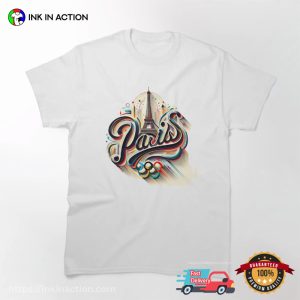 Paris 2024 Spirit Of The Games Colorful T shirt 3