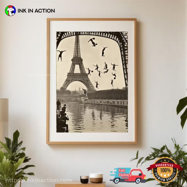 Paris Olympic Games Retro Wall Art