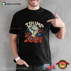 Patriotic Trump Try Hand Graphic T shirt