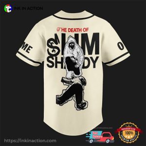 Personalized Eminem The Death Of Slim Shady Baseball Jersey