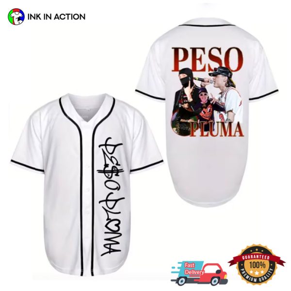 Peso Pluma Collage Concert Baseball Jersey