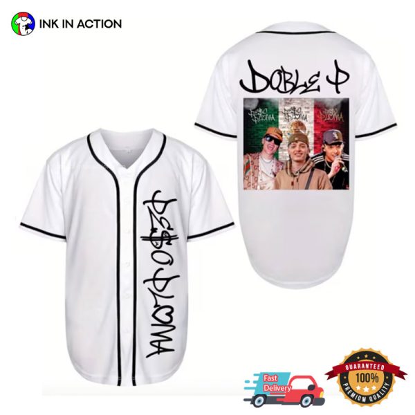 Peso Pluma Doble P Concert Baseball Jersey