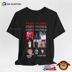 Peso Pluma Exodo Tour T shirt 3