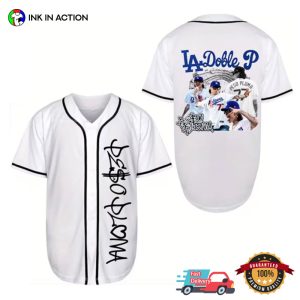 Peso Pluma X Doble P LA Concert Baseball Jersey