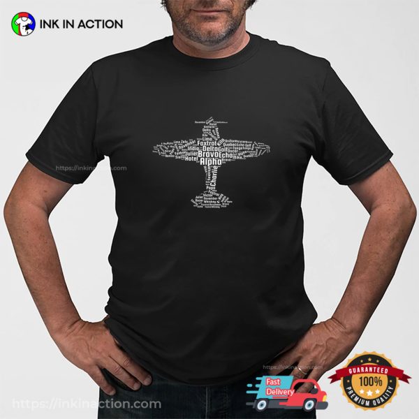 Phonetic Alphabet Aviation Shirt