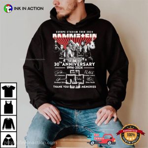 Rammstein 30th Anniversary Europe Stadium Tour 2024 T-Shirt