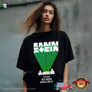 Rammstein Italy July 21 RCF Arena Show Shirt