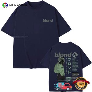 Rapper Frank Ocean Blond Album Japanese Style 2 Sided T shirt 2