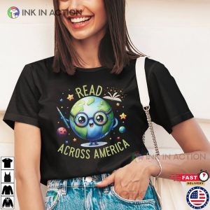 Read Across America Adorable Nerd Earth T-shirt