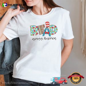 Read Across America Funny book lover tees 1