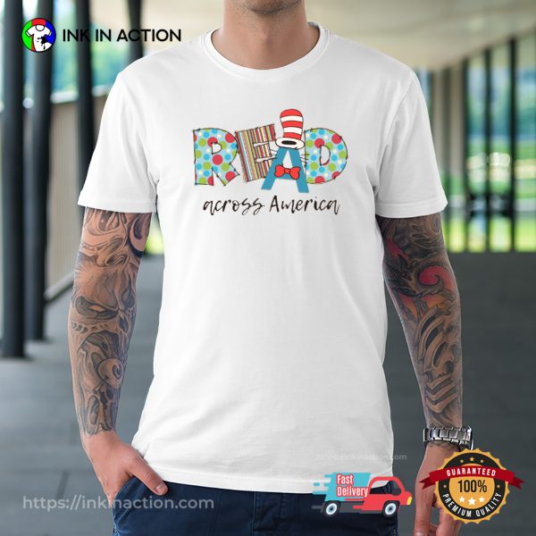 Read Across America Funny Book Lover Tees