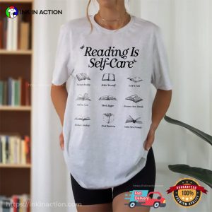 Reading Is Self Care Comfort Colors T shirt, gifts for book lovers 3