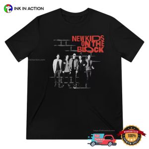 Retro 90's Boy Band NKOTB Concert T Shirt 2