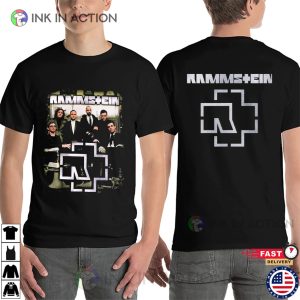 Retro 90s Rammstein Rock Band 2 Side Shirt