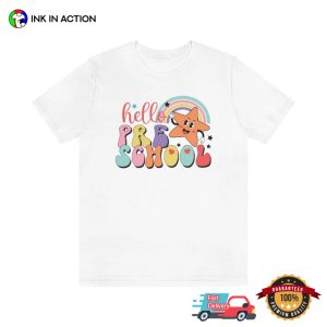 Retro Hello Pre School Unisex T shirt