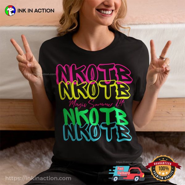 Retro Neon NKOTB Magic Summer 2024