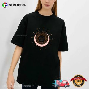 Retro Zodiac Pink Moon Comfort Colors Shirt