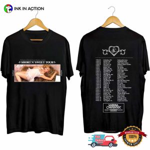 Sabrina Carpenter Short 'N Sweet Tour 2024 Shirt 2