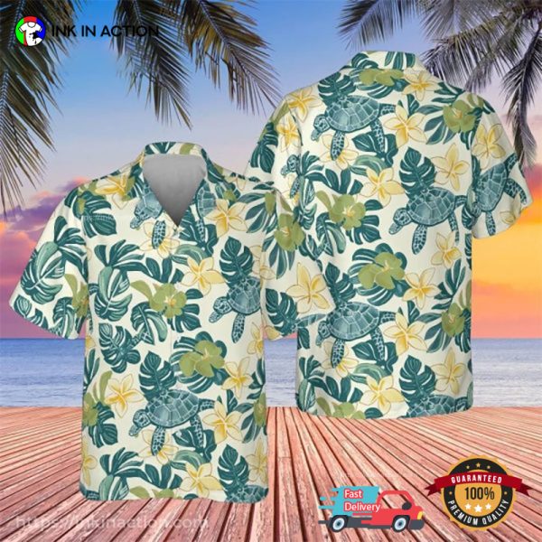 Sea Turtle Summer Hawaiian Shirt