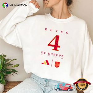 Spain Euro Winner Reyes 4 De Europa Euro 2024 Champions Shirt 3