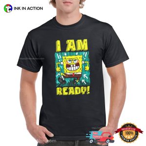 SpongeBob I Am Ready Funny SpongeBob SquarePants Running and Ready Tee 2