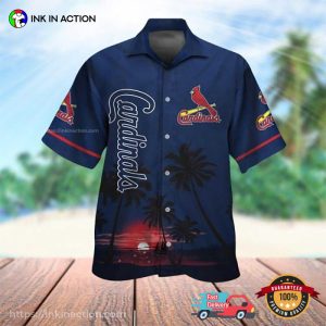 St. Louis Cardinals Sunset Hawaiian Shirt