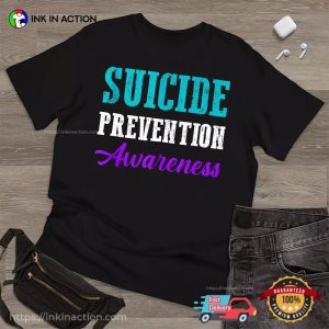 Suicide Prevention Awarness Vintage Blur Classic T shirt 3