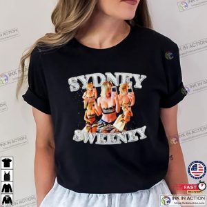 Sydney Sweeney Selfie Collage Funny T-shirt