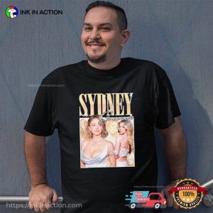 Sydney Sweeney Vintage Retro Portrait T-shirt
