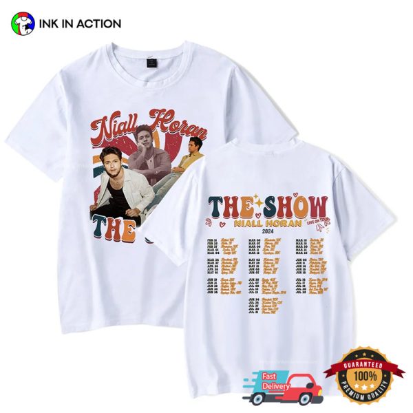 THE SHOW LIVE ON TOUR NIALL HORAN 2024 2 Sided Shirt