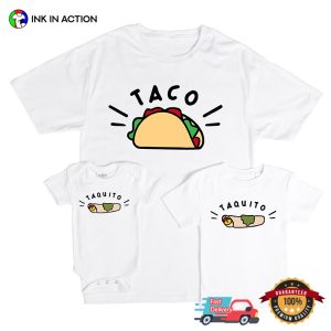 Taco And Taquito Mexico Food Family Matching T-shirt