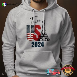 Team USA Eiffel 2024 Olympics T shirt 3