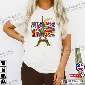 The 2024 Summer Olympics Flags Of The World T-shirt