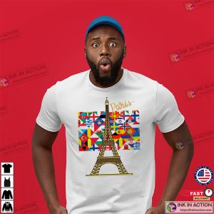 The 2024 Summer Olympics Flags Of The World T shirt 2