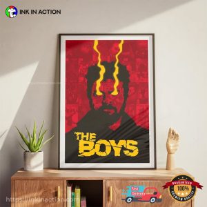 The Boys Angry Billy Butcher Antisuperhero Poster