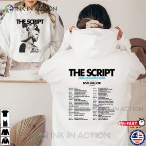 The Script Satelites World Tour 2024 Dates T shirt 1