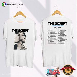 The Script Satelites World Tour 2024 Dates T shirt 2