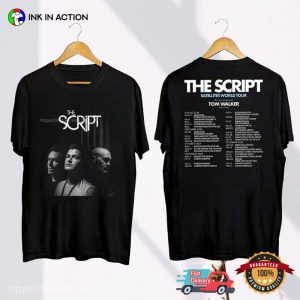 The Script Satellites World Tour 2024 Dates And Times Graphic T-shirt