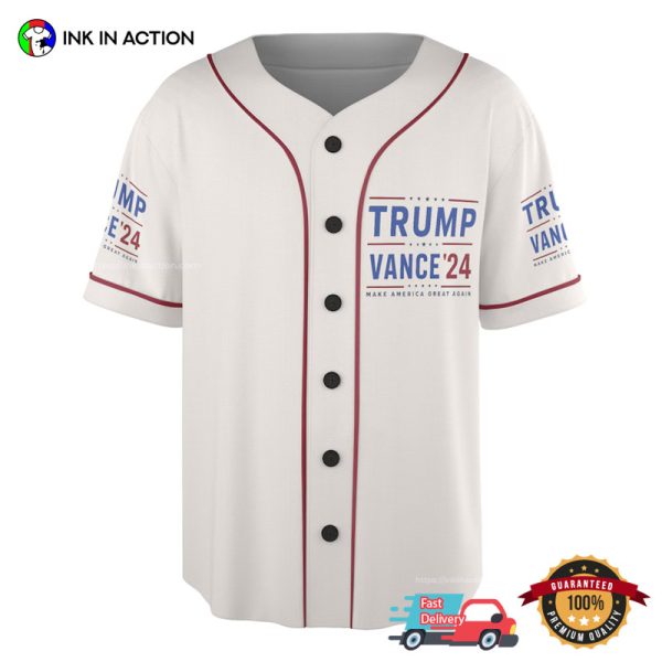 Trump Fight Never Surrender Baseball Jersey